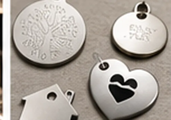 Personalisierte gravierte Anhänger