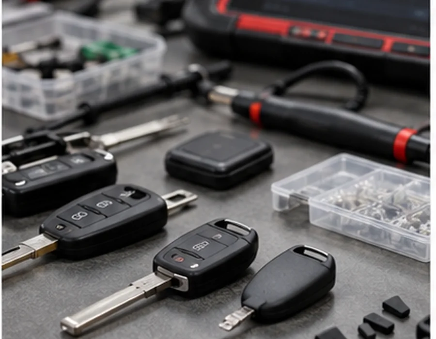 Autoschlüssel und Werkzeuge im Service Point